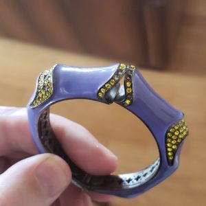 Purple clasp bangle